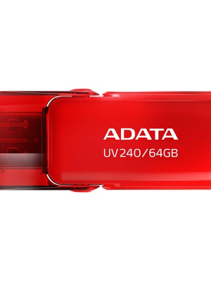  ADATA | USB Flash Drive | UV240 | 64 GB | USB 2.0 | Red  Hover