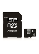  Silicon Power | 16 GB | MicroSDHC | Flash memory class 10 | SD adapter