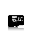  Silicon Power | Elite UHS-I | 64 GB | MicroSDXC | Flash memory class 10 | SD adapter
