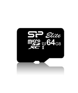  Silicon Power | Elite UHS-I | 64 GB | MicroSDXC | Flash memory class 10 | SD adapter  Hover