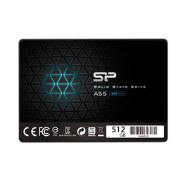  Silicon Power | A55 | 512 GB | SSD form factor 2.5 | SSD interface SATA | Read speed 560 MB/s | Write speed 530 MB/s