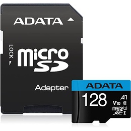  ADATA microSDXC/SDHC UHS-I Memory Card Premier  128 GB microSDHC/SDXC Flash memory class 10