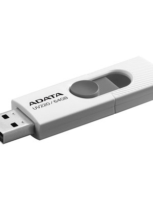  ADATA | UV220 | 64 GB | USB 2.0 | White/Gray  Hover
