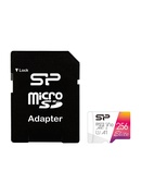  Silicon Power | microSDHC UHS-I Memory Card | Elite | 256 GB | microSDHC/SDXC | Flash memory class 10