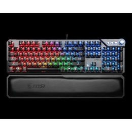 Tastatūra MSI | VIGOR GK71 SONIC RED US | Gaming keyboard | RGB LED light | US | Wired | Black