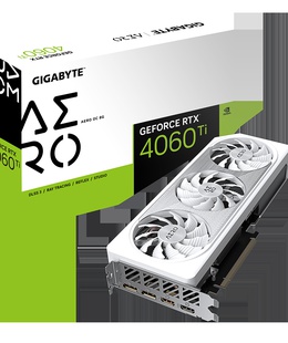  Gigabyte GV-N406TAERO OC-8GD 1.0 NVIDIA 8 GB GeForce RTX 4060 Ti GDDR6 PCI-E 4.0 HDMI ports quantity 2 Memory clock speed 18000 MHz  Hover