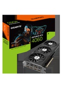  Gigabyte GV-N4060GAMING OC-8GD 1.0 NVIDIA 8 GB GeForce RTX 4060 GDDR6 HDMI ports quantity 2 	 PCI-E 4.0 Memory clock speed 17000 MHz