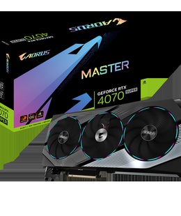  Gigabyte | AORUS GeForce RTX 4070 SUPER MASTER 12G | NVIDIA | 12 GB | GeForce RTX 4070 SUPER | GDDR6X | HDMI ports quantity 1 | PCI-E 4.0  Hover