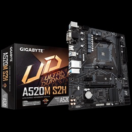  Gigabyte | A520M S2H 1.0 | Processor family AMD | Processor socket AM4 | DDR4 DIMM | Memory slots 2 | Chipset AMD A | Micro ATX