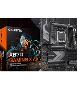  Gigabyte X670 GAMING X AX V2 Processor family AMD Processor socket AM5 DDR5 DIMM Supported hard disk drive interfaces SATA  Hover