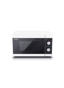 Mikroviļņu krāsns Sharp | YC-MG01E-W | Microwave Oven with Grill | Free standing | 800 W | Grill | White Hover