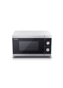 Mikroviļņu krāsns Sharp | YC-MS01E-S | Microwave Oven | Free standing | 20 L | 800 W | Silver Hover