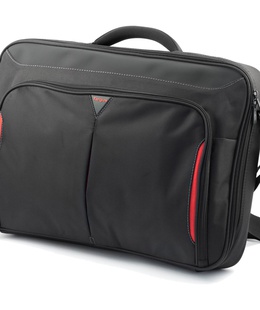  Targus Clamshell Laptop Bag CN418EU Briefcase Black/Red Shoulder strap  Hover