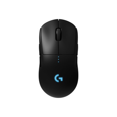 Pele Logitech Gaming Mouse G PRO Wireless Black