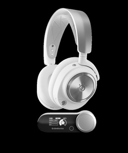Austiņas SteelSeries | Gaming Headset | Arctis Nova Pro P | Bluetooth | Over-Ear | Noise canceling | Wireless | White  Hover