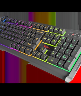 Tastatūra Genesis | Rhod 400 RGB | Gaming keyboard | RGB LED light | US | Wired  Hover