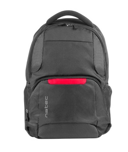  Natec | Fits up to size   | Laptop Backpack Eland | NTO-1386 | Backpack | Black | 15.6  | Shoulder strap  Hover