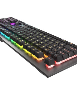 Tastatūra Genesis Rhod 500 Gaming keyboard RGB LED light US Wired  Hover