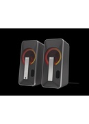  Genesis | Computer Speaker | Helium 100BT RGB | Bluetooth | Silver/Black | Ω | Gaming Speakers | Wireless connection