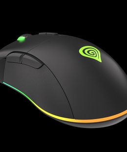 Pele Genesis | Gaming Mouse | Wired | Krypton 290 | Optical | Gaming Mouse | USB 2.0 | Black | Yes  Hover