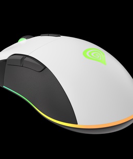 Pele Genesis | Gaming Mouse | Wired | Krypton 290 | Optical | Gaming Mouse | USB 2.0 | White | Yes  Hover