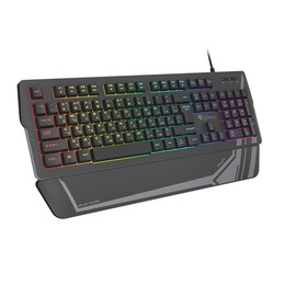 Tastatūra Genesis | Rhod 350 RGB | Gaming keyboard | RGB LED light | RU | Black | Wired | m | 805 g