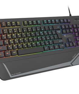 Tastatūra Genesis | Rhod 350 RGB | Gaming keyboard | RGB LED light | RU | Black | Wired | m | 805 g  Hover