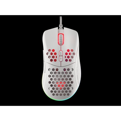 Pele Genesis | Gaming Mouse | Wired | Krypton 555 | Optical | Gaming Mouse | USB 2.0 | White | Yes