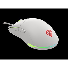 Pele Genesis | Ultralight Gaming Mouse | Wired | Krypton 750 | Optical | Gaming Mouse | USB 2.0 | White | Yes
