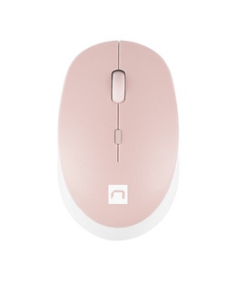 Pele Natec | Mouse | Harrier 2 | Wireless | Bluetooth | White/Pink  Hover
