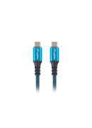  Lanberg | USB-C to USB-C Cable | CA-CMCM-45CU-0005-BK | 0.5 m | Black/Blue Hover