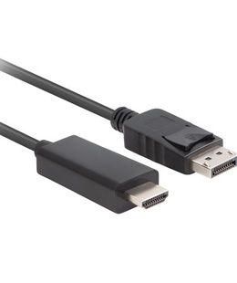  Lanberg | DisplayPort Male | HDMI Male | DisplayPort to HDMI Cable | DP to HDMI | 1 m  Hover