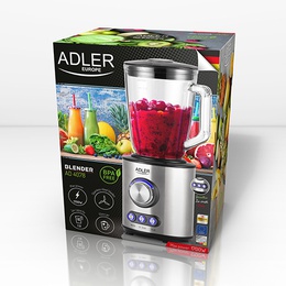 Blenderis Adler | Blender | AD 4078 | Tabletop | 1700 W | Jar material Glass | Jar capacity 1.5 L | Ice crushing | Stainless steel