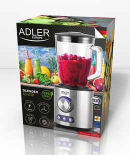 Blenderis Adler | Blender | AD 4078 | Tabletop | 1700 W | Jar material Glass | Jar capacity 1.5 L | Ice crushing | Stainless steel  Hover