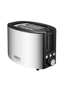 Tosteris Camry | CR 3215 | Toaster | Power 1000 W | Number of slots 2 | Housing material Stainless steel | Black/Stainless steel Hover