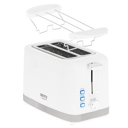 Tosteris Camry | CR 3219 | Toaster | Power 750 W | Number of slots 2 | Housing material Plastic | White