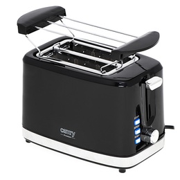 Tosteris Camry | CR 3218 | Toaster | Power 750 W | Number of slots 2 | Housing material Plastic | Black
