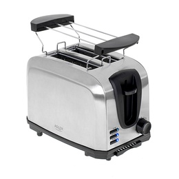 Tosteris Adler Toaster AD 3222 Power 700 W Number of slots 2 Housing material Stainless steel Silver