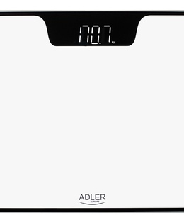 Svari Adler | Bathroom Scale | AD 8174w | Maximum weight (capacity) 180 kg | Accuracy 100 g | White  Hover