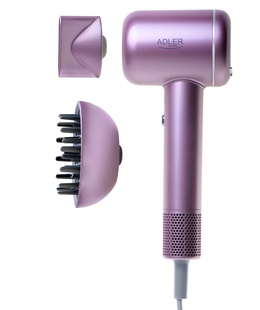 Fēns Adler Hair Dryer | AD 2270p SUPERSPEED | 1600 W | Number of temperature settings 3 | Ionic function | Diffuser nozzle | Purple  Hover