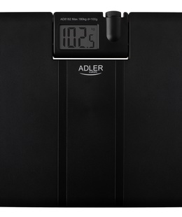 Svari Adler | Bathroom Scale with Projector | AD 8182 | Maximum weight (capacity) 180 kg | Accuracy 100 g | Black  Hover