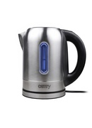 Tējkanna Camry | Kettle | CR 1253 | With electronic control | 2200 W | 1.7 L | Stainless steel | 360° rotational base | Stainless steel