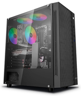 Deepcool | MATREXX 55 MESH | Side window | Black | E-ATX | Power supply included No | ATX PS2 （Length less than 170mm)  Hover