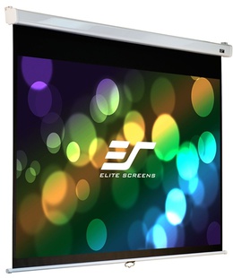  Elite Screens Manual Series M113NWS1 Diagonal 113  1:1 Viewable screen width (W) 203 cm White  Hover
