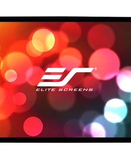  Elite Screens SableFrame Series ER110WH1 Diagonal 110  16:9 Viewable screen width (W) 244 cm Black  Hover