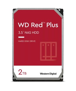  Western Digital | Red Plus NAS Hard Drive | WD20EFPX | 5400 RPM | 2000 GB | 64 MB  Hover