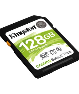  Kingston | Canvas Select Plus | 128 GB | SDHC | Flash memory class 10  Hover