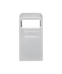  Kingston | USB 3.2 Flash Drive | DataTraveler micro | 256 GB | USB 3.2 | Silver  Hover