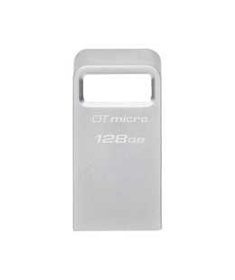  Kingston | USB 3.2 Flash Drive | DataTraveler micro | 128 GB | USB 3.2 | Silver  Hover