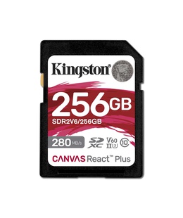  Kingston | Canvas React Plus | 256 GB | SD | Flash memory class 10  Hover